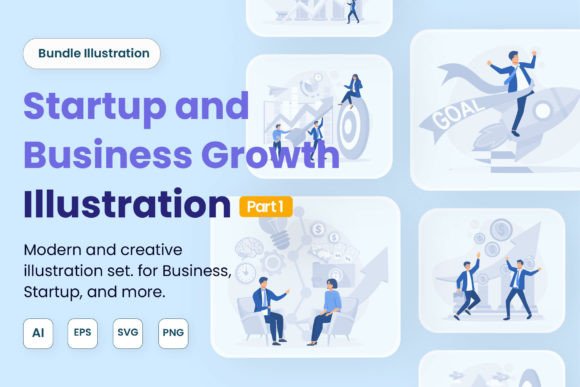 Download Startup and Business Growth Set Bundle - Set Collection