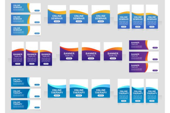 Download Online Seminar Web Banner Template Set - Set Collection
