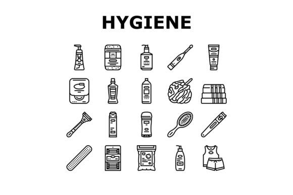 Download Hygiene Virus Hand Soap Clean Icons Set - Set Collection