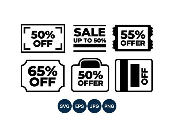 Download Sale Discount Labels Vector Set - Set Collection