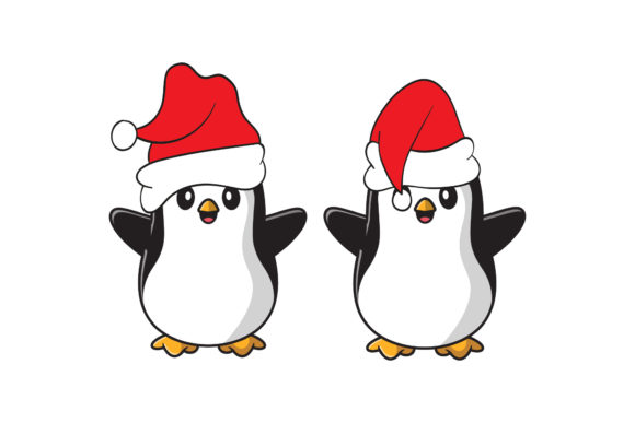 Download Penguins Set Christmas Winter Cute Asset - Set Collection
