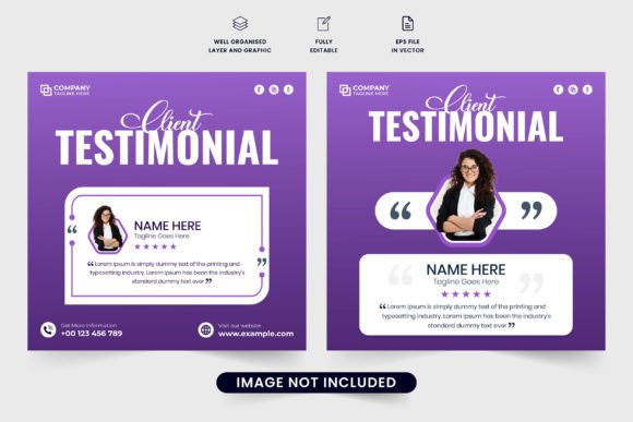 Download Buyer Feedback Layout for Social Media - Buy Collection