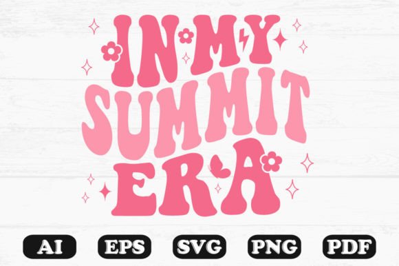 Download In My Summit Era Retro Wavy Svg T-shirt - Summit Collection