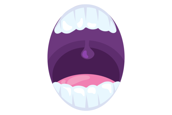 Download Wide Open Teeth. Screaming Mouth Cartoon - Premium Bundle