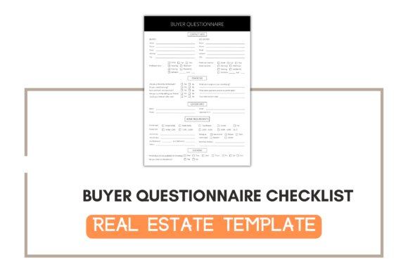 Download Buyer Questionnaire Checklist Template - Buy Collection