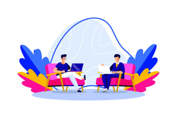 Download Flat Illustration Asset - Office - Set Collection