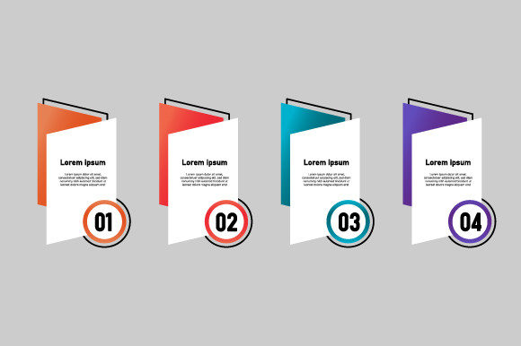 Download Set Colorful Abstract Business Infograph - Set Collection