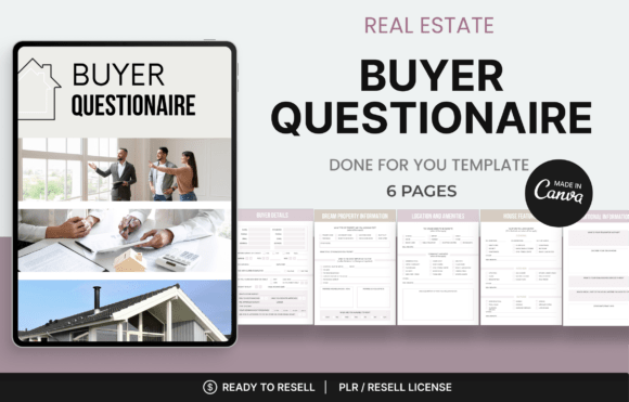 Download Real Estate Buyer Questionnaire, Canva - Buy Collection
