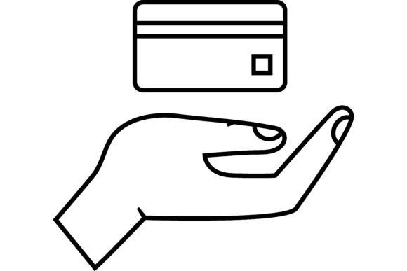 Download Hand of Buyer of Bank Client Holds Bank - Buy Collection